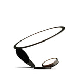 Modern Table Lamp  Curved Metal Design With Dual Light Rings - Product detail 18