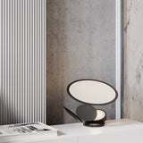Modern Table Lamp  Curved Metal Design With Dual Light Rings - Product detail 7