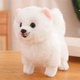 Plush Pomeranian Dog Toy  Realistic 12-Inch Stuffed Animal - Product detail 6