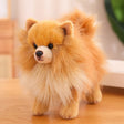 Plush Pomeranian Dog Toy  Realistic 12-Inch Stuffed Animal - Product detail 5