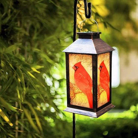 Garden Solar Lantern  Cardinal Bird LED Design - Product detail 7