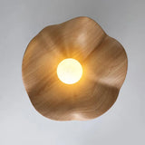 Modern Lotus Ceiling Light  Wooden Wave Design - Product detail 8