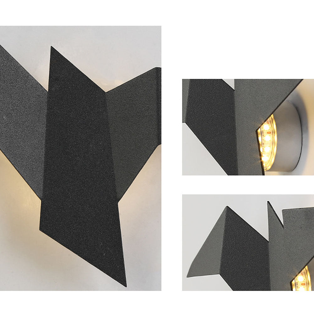 Modern Bird Wall Light  Geometric Metal Sconce - Product detail 8