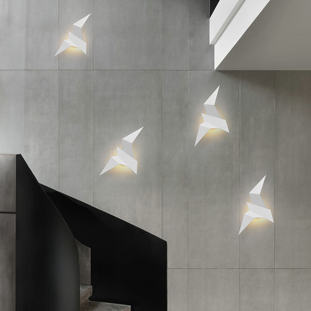 Modern Bird Wall Light  Geometric Metal Sconce - Product detail 12