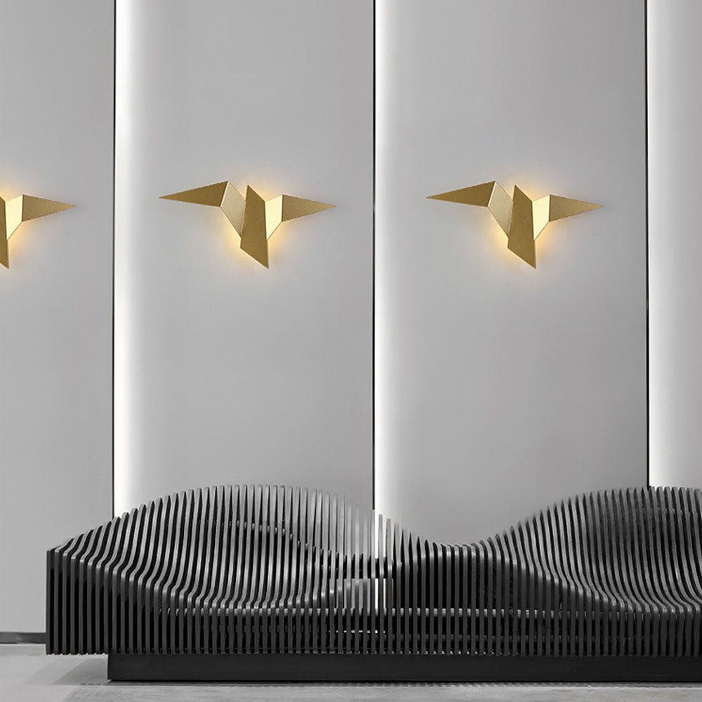 Modern Bird Wall Light  Geometric Metal Sconce - Product detail 14