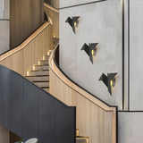 Modern Bird Wall Light  Geometric Metal Sconce - Product example