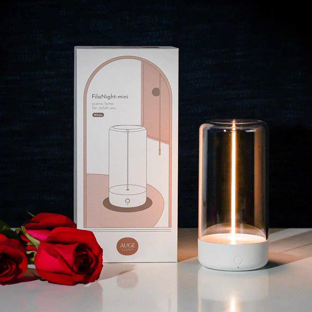 Modern LED Table Lamp  Glass Cylinder Light Display - Product detail 12
