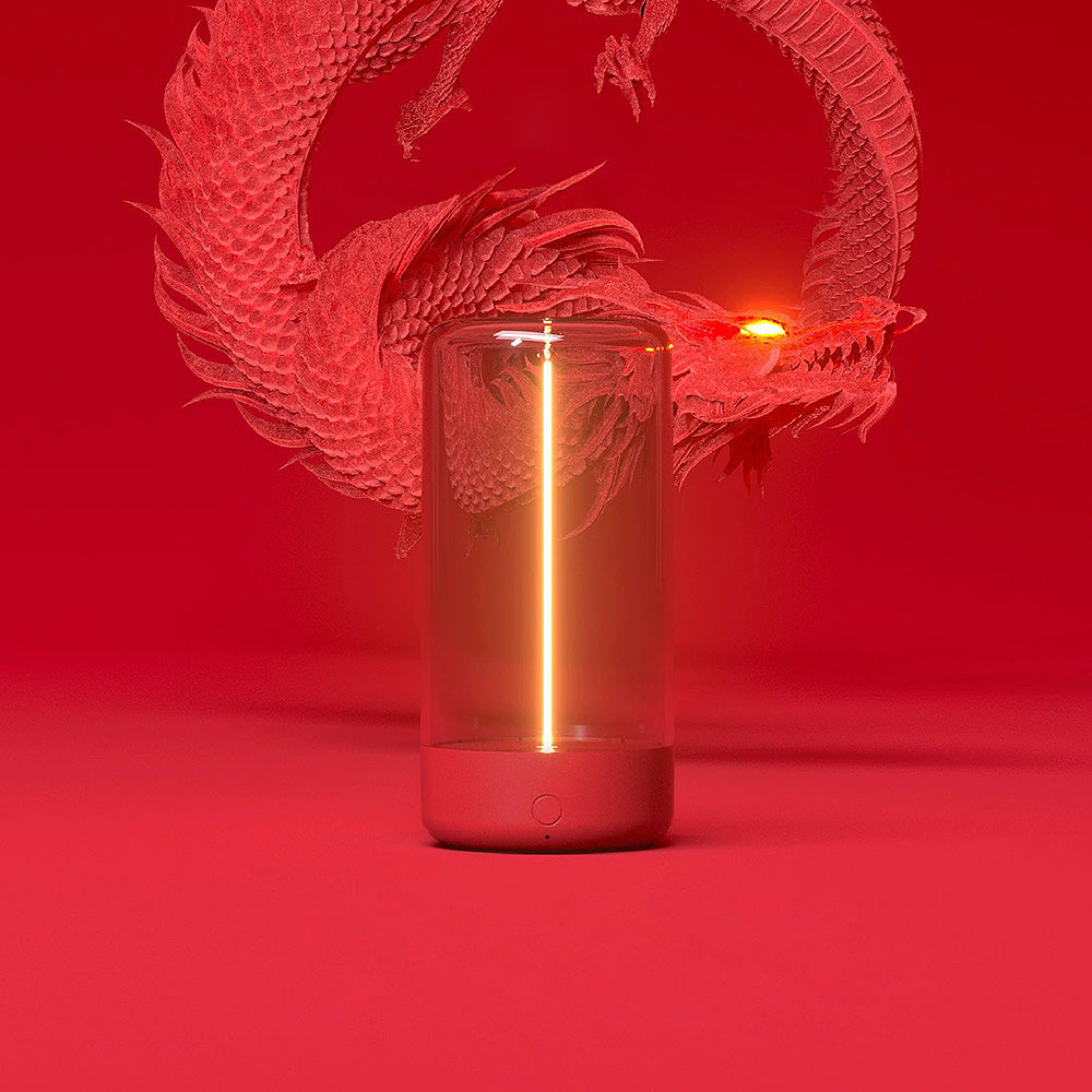 Modern LED Table Lamp  Glass Cylinder Light Display - Product detail 15