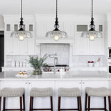 Crystal Glass Pendant Light  Vintage Fluted Shade Design - Product detail 10