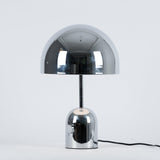 Modern Table Lamp  Chrome Bell Glass Design - Product detail 29