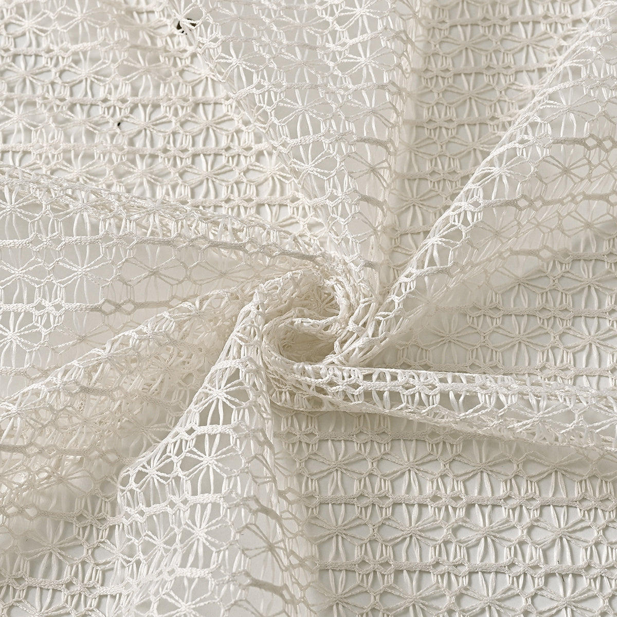 French Voile Curtains  Sheer Beige With Tassel Trim - Product detail 7