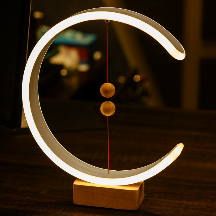 Modern Crescent Table Lamp  Magnetic Switch Design - Product detail 6