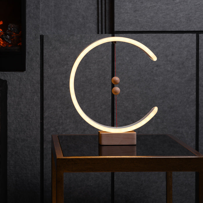 Modern Crescent Table Lamp  Magnetic Switch Design - Product detail 4