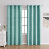 Textured Blackout Curtains  Embossed Swirl Pattern Grey - Product detail 19