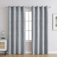 Textured Blackout Curtains  Embossed Swirl Pattern Grey - Product detail 16