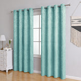 Textured Blackout Curtains  Embossed Swirl Pattern Grey - Product detail 21
