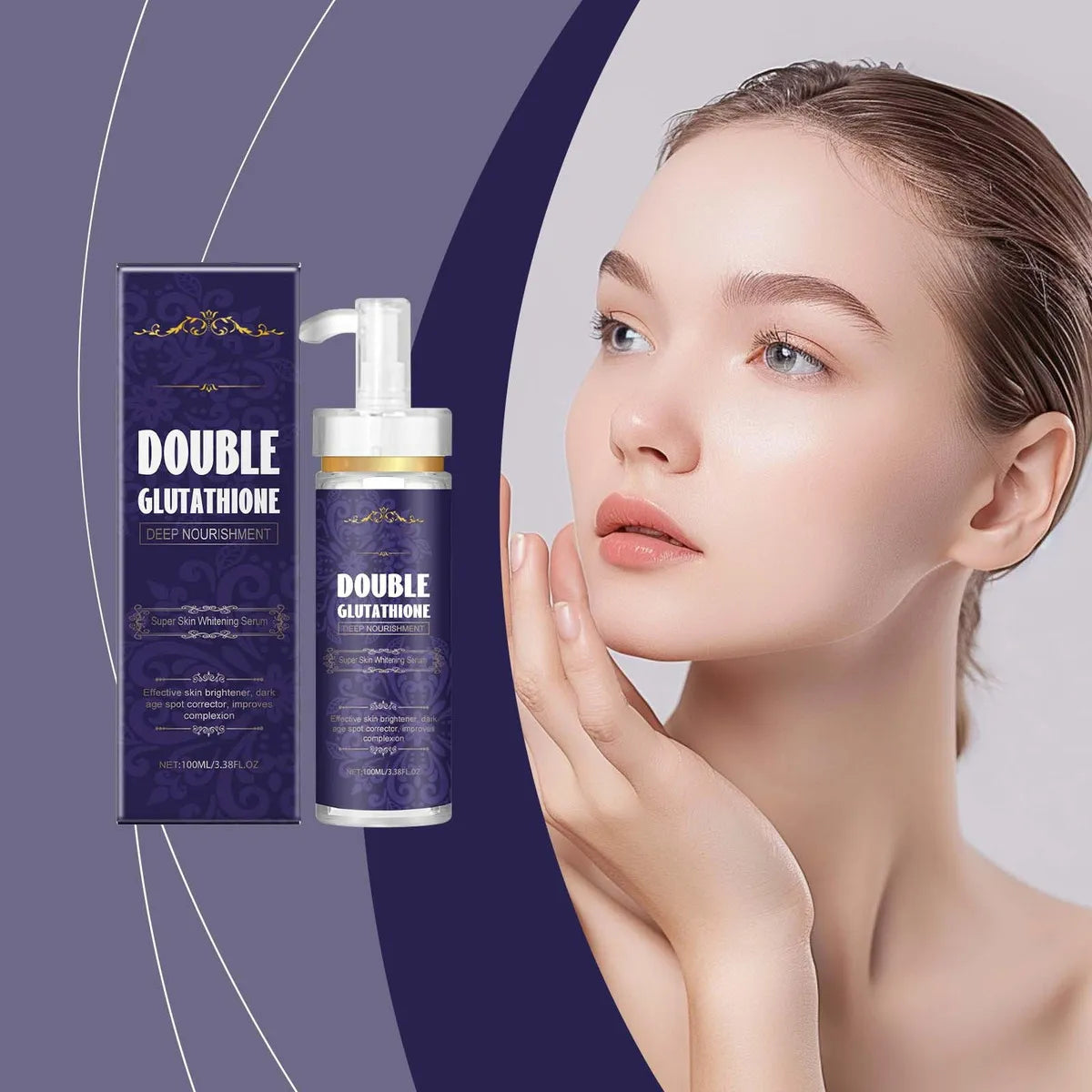 Advanced Skin Brightening Serum  Double Glutathione Complex - Detailed view