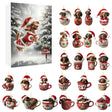 Dachshund Christmas Advent Calendar  24-Day Holiday Countdown with Ornament Display - Product showcase