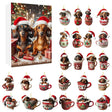 Dachshund Christmas Advent Calendar  24-Day Holiday Countdown with Ornament Display - Product detail 8