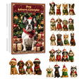 Christmas Dog Advent Calendar  24 Festive Puppy Ornaments - Product showcase