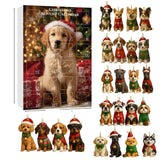 Christmas Dog Advent Calendar  24 Festive Puppy Ornaments - Product detail 11