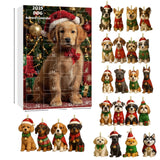 Christmas Dog Advent Calendar  24 Festive Puppy Ornaments - Product detail 6