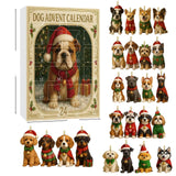 Christmas Dog Advent Calendar  24 Festive Puppy Ornaments - Product detail 9