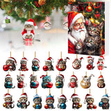 Dachshund Advent Calendar  24-Day Christmas Countdown with Dog Ornaments - Product example