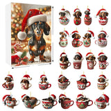 Dachshund Advent Calendar  24-Day Christmas Countdown with Dog Ornaments - Product detail 10