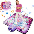 Interactive Dance Mat for Girls  Pink Musical Play Mat with Scoring Function - Product showcase