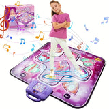 Interactive Dance Mat for Girls  Pink Musical Play Mat with Scoring Function - Product showcase