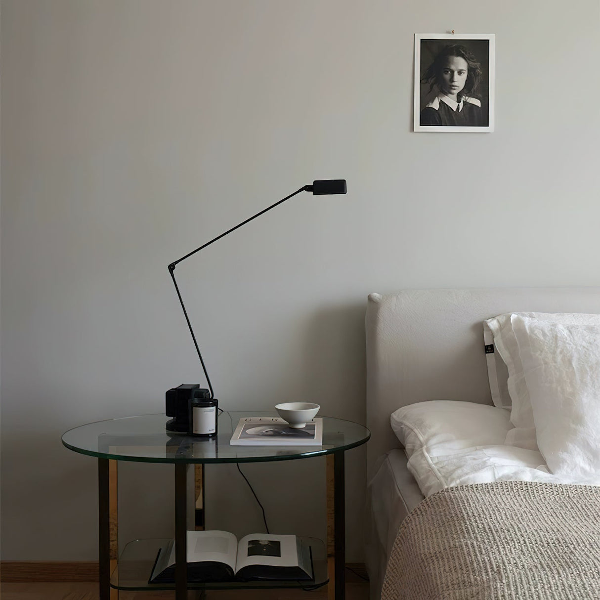 Modern LED Desk Lamp  Rotating Arm With Dimming Control - Detailed view