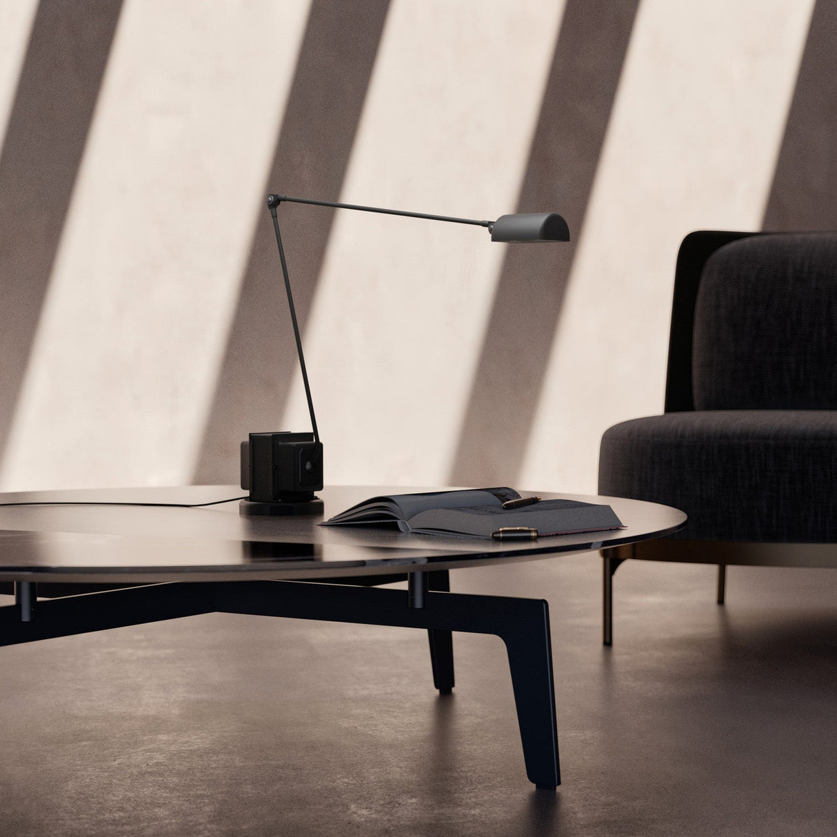 Modern LED Desk Lamp  Rotating Arm With Dimming Control - Product detail 5