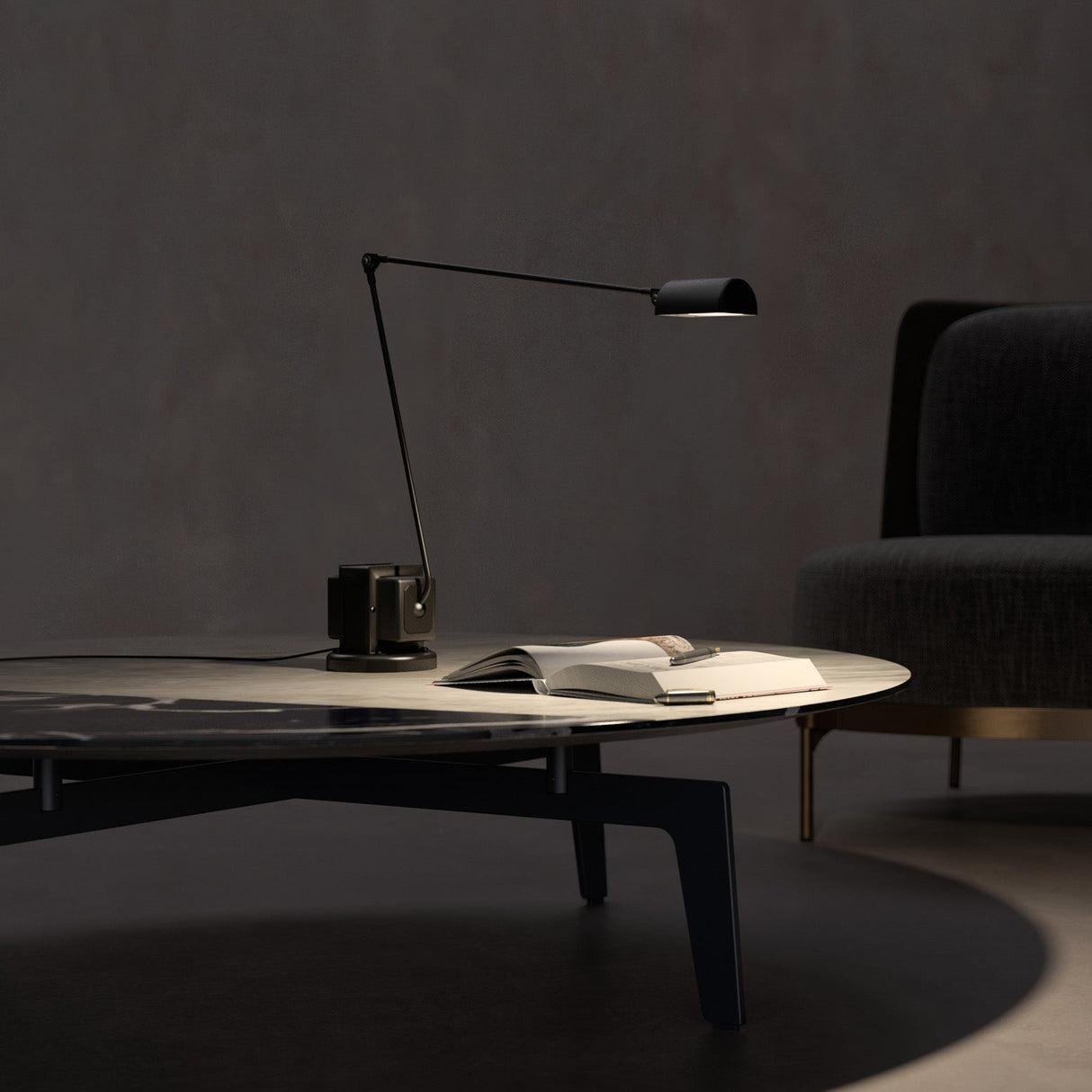 Modern LED Desk Lamp  Rotating Arm With Dimming Control - Product detail 8