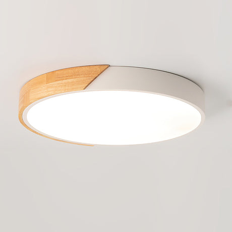Modern Ceiling Light  Grey Metal Wood Accent - Product detail 13