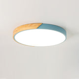Modern Ceiling Light  Grey Metal Wood Accent - Product detail 11