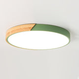 Modern Ceiling Light  Grey Metal Wood Accent - Product detail 15