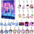Dark Fantasy Advent Calendar  24 Anime Character Keychains - Product showcase