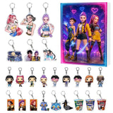 Dark Fantasy Advent Calendar  24 Anime Character Keychains - Product detail 7
