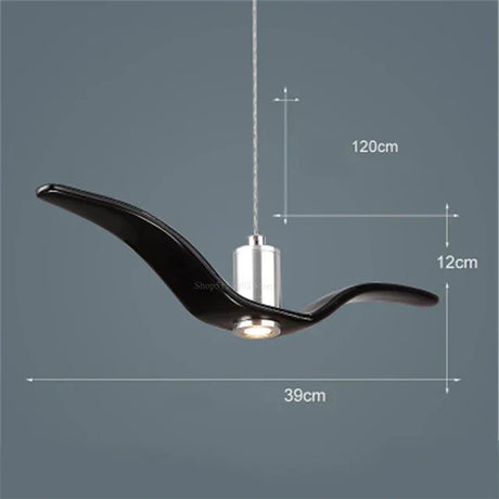 Bird Wing Pendant Light  Modern Seagull Design - Product detail 12