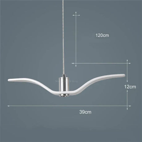 Bird Wing Pendant Light  Modern Seagull Design - Product detail 9