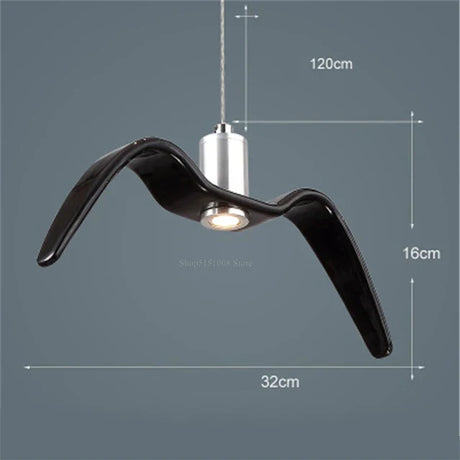 Bird Wing Pendant Light  Modern Seagull Design - Product detail 11