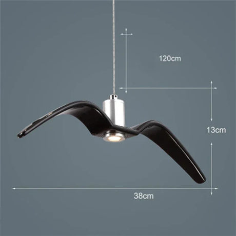 Bird Wing Pendant Light  Modern Seagull Design - Product detail 10