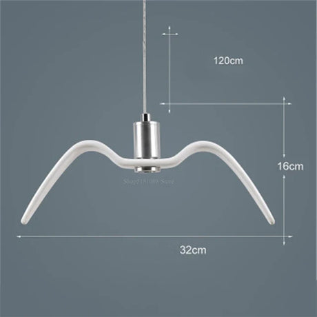Bird Wing Pendant Light  Modern Seagull Design - Product detail 8