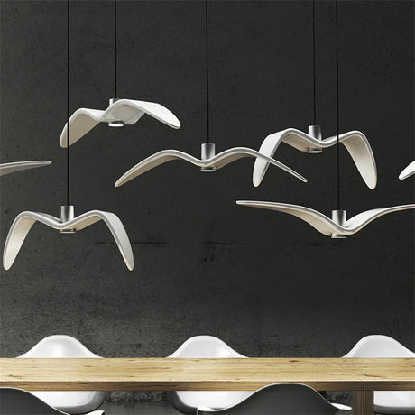 Bird Wing Pendant Light  Modern Seagull Design - Product showcase