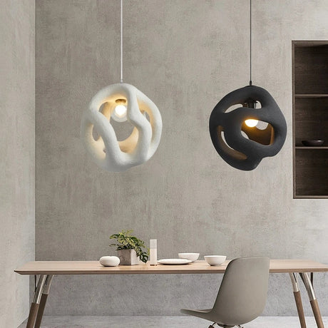 Modern Pendant Light  Sculptural Sphere Design - Product showcase