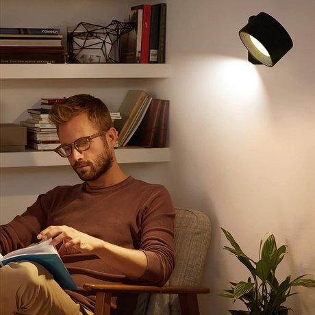 Modern Wall Light  Wireless LED 360 Sconce - Product showcase