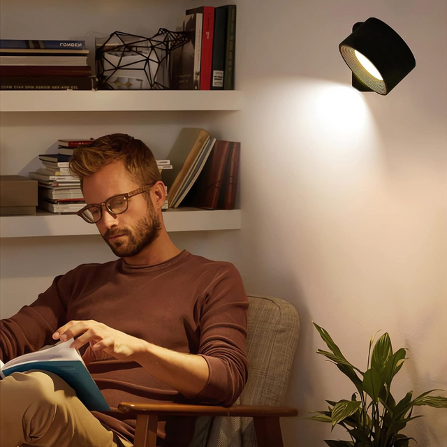 Modern Wall Light  Wireless LED 360 Sconce - Product showcase