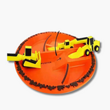 Construction Plate Set  Interactive Bulldozer Design for Kids - Product showcase