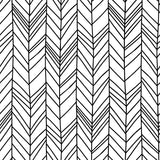 Geometric Mural Wallpaper | Modern Chevron Pattern in Black and White